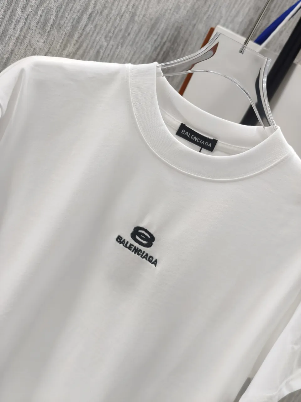P80🌈🌈 Balenciaga/ New Arrival Classiclogo -【 32 】 - 320G 🔥 Logo ， - ：Black White - Size：S M L XL XXL - Same Style